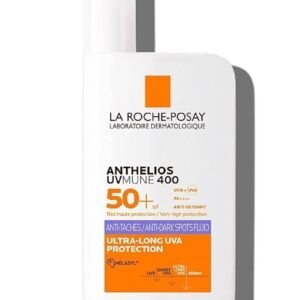 La Roche-Posay Anthelios Sunscreen UVMune Anti-Dark Spot Fluid SPF50 PA++++ Broad Spectrum| Anti-pigmentation Even Tone Sun Protection for Face with Melasyl, 50 ml