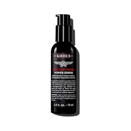 Kiehl'S Age Defender Power Serum Strengthening, Visibly Firming, Anti-Wrinkle Treatment For Men