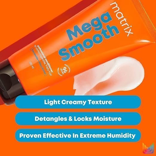 Matrix Mega Smooth Conditioner with Shea Butter & Ceramides – For Frizzy Hair - Image 3