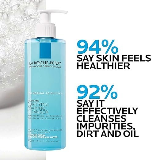 La Roche-Posay Toleriane Purifying Foaming Cleanser (For Normal To Oily Skin) 400ml/13.52oz - Image 4