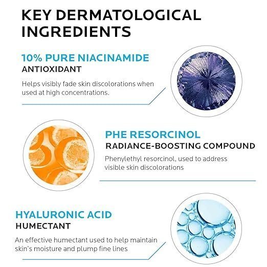 La Roche-Posay La Roche Posay Niacinamide 10 Face Serum, Brightening And Anti-Aging Facial Serum With 10% Niacinamide, Reduces The Look Of Dark Spots, Discoloration, And Uneven Skin Tone - Image 2