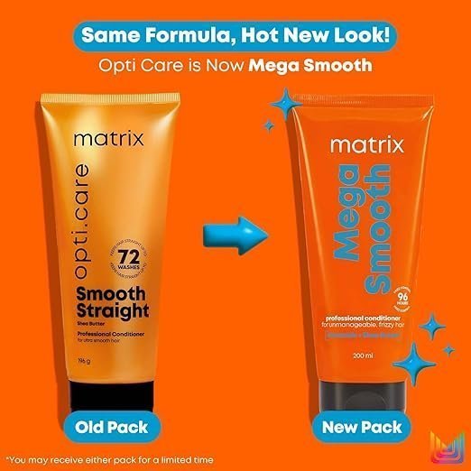 Matrix Mega Smooth Conditioner with Shea Butter & Ceramides – For Frizzy Hair - Image 2