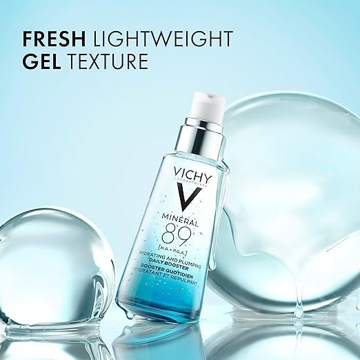 VICHY Mineral 89 Fortifying, Hydrating & Plumping Daily Skin Booster, Face Moisturizer Liquid With Hyaluonic Acid, 1.67 Fl. Oz. - Image 5