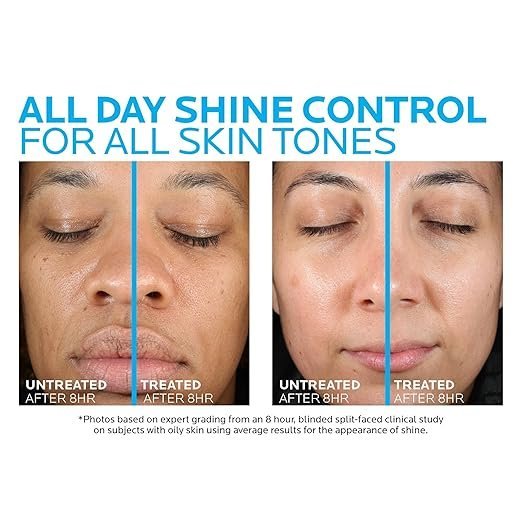 La Roche-Posay Toleriane Double Repair Matte Face Moisturizer, Daily Gel Moisturizer For Oily Skin Control with Niacinamide, Oil-Free, Non-Comedogenic, Moisturizing for Sensitive Skin - Image 4