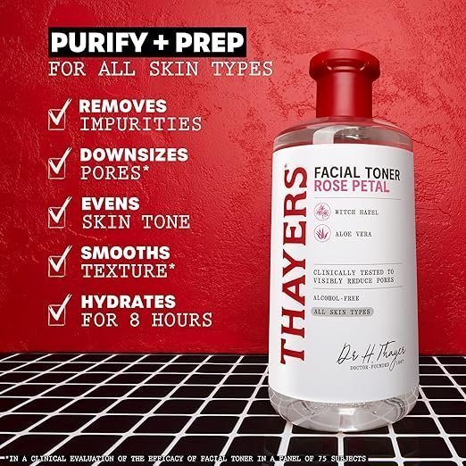 Thayers Witch Hazel Toner – Rose Petal, Alcohol-Free, 12 fl oz / 355 ml - Image 5