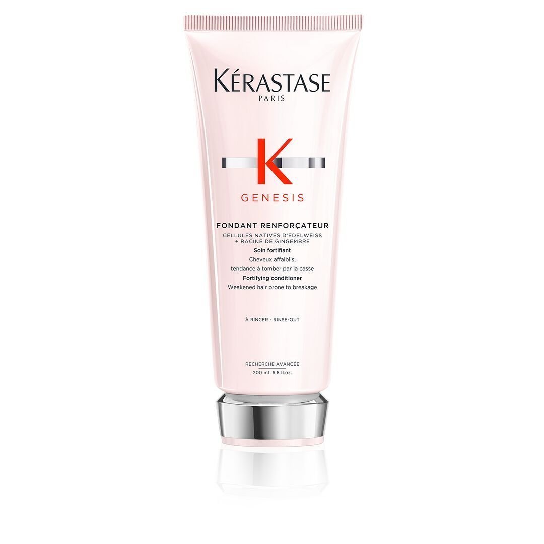 Kérastase Genesis Hair Fall Conditioner 200ml | Anti-Hair Fall Conditioner Suitable for All Hair Types | Infused with Ginger Root and Edelweiss Native Cells
