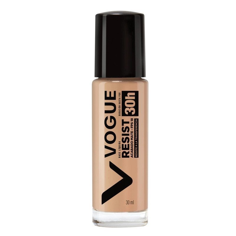 Vogue Base de Maquillaje Líquida Resist Glamour 06 – 30H, 30ml