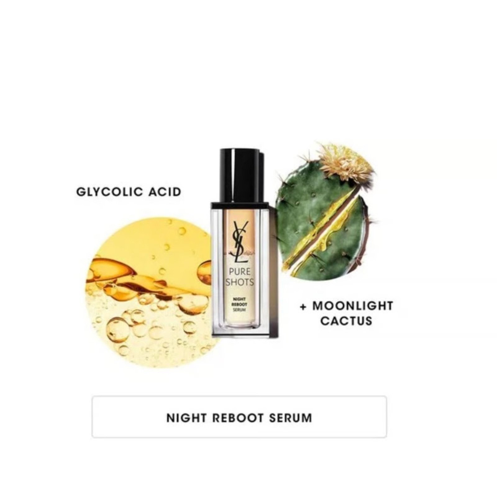Yves Saint Laurent Pure Shots Night Reboot Resurfacing Serum - 30ml - Image 2