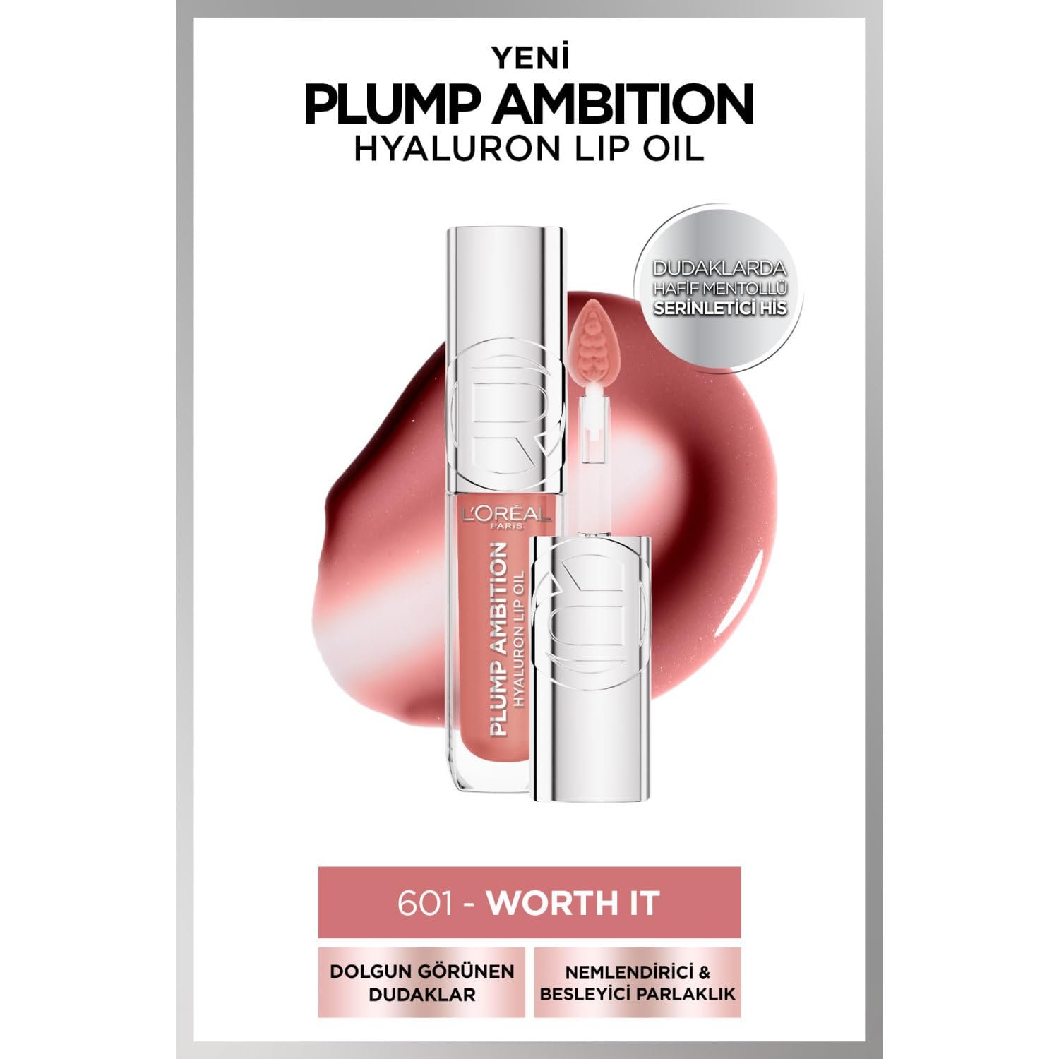 L’Oréal Paris Plump Ambition Hyaluron Lip Oil - Image 2