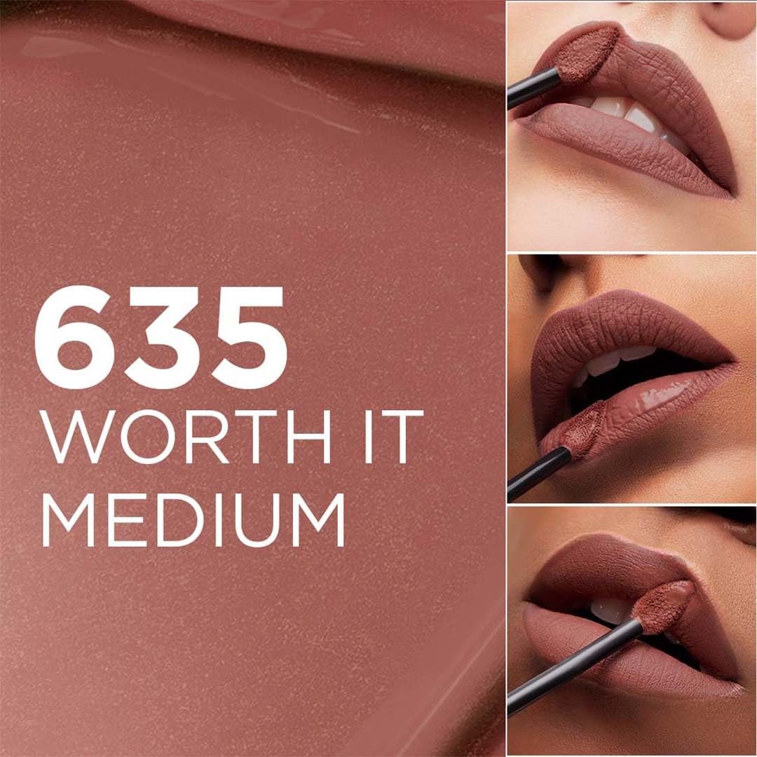 L’Oreal Paris Infallible Matte Resistance Liquid Lipstick- 635 Worth It - Image 2
