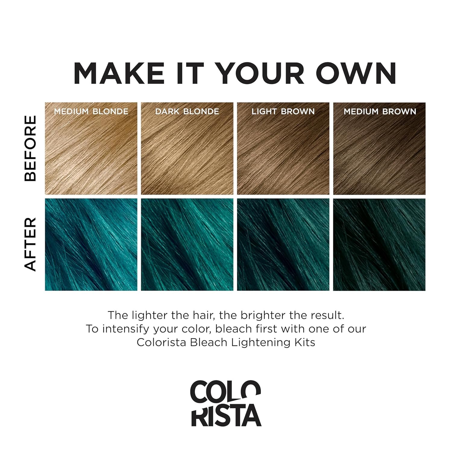 L'Oreal Paris Teal Colorista Semi-Permanent Hair Colour - Image 2